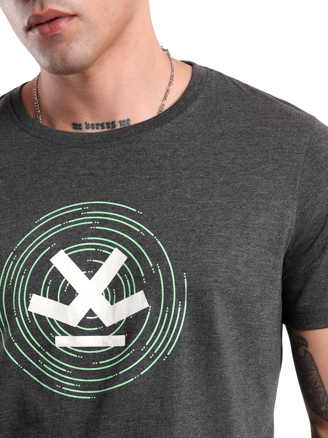 Wrogn Circles Printed T-Shirt sold by Wrogn product image thumbnail 5