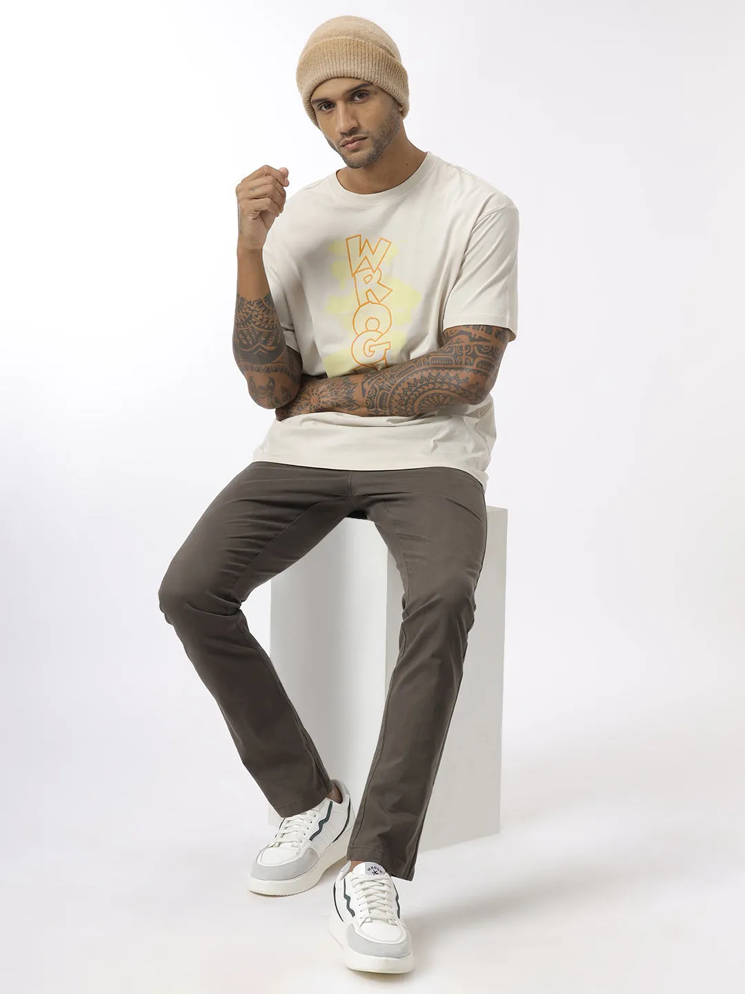Classic Trim Slim Fit Trouser sold by Wrogn product image thumbnail 2