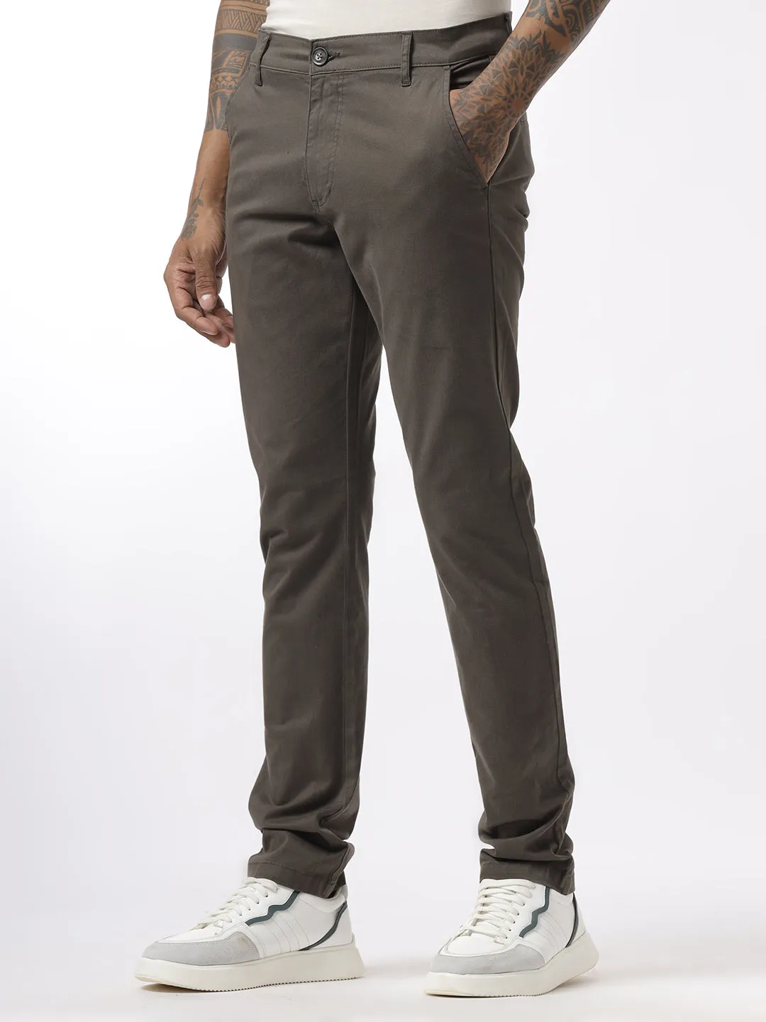 Classic Trim Slim Fit Trouser sold by Wrogn product image thumbnail 4