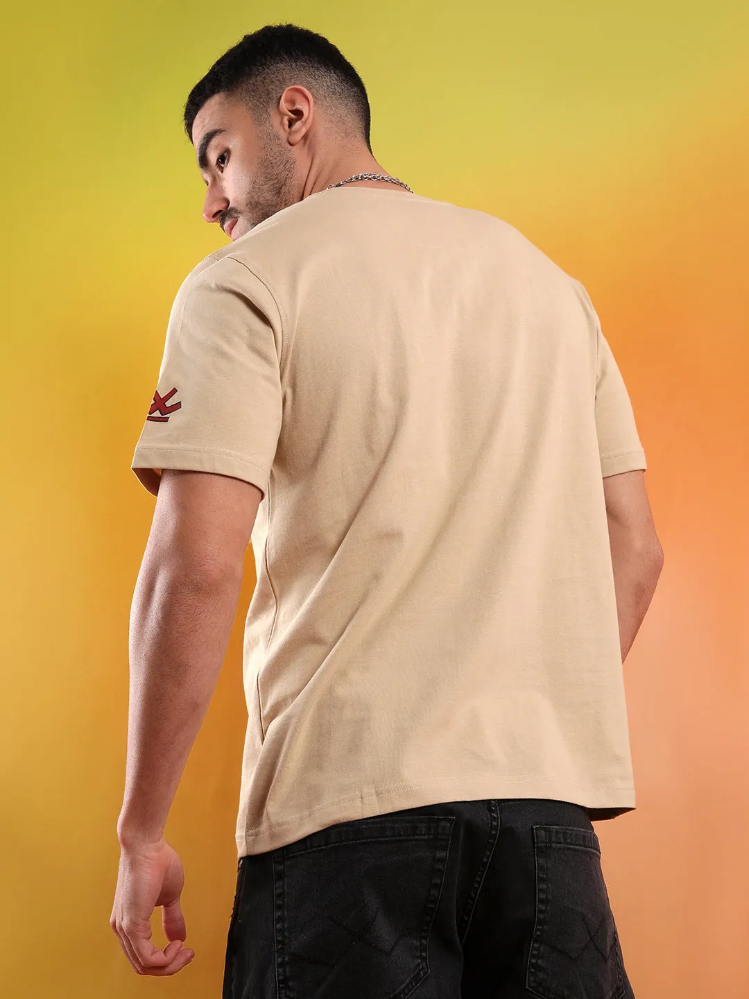 Itachi Uchiha Beige Naruto T-Shirt sold by Wrogn product image thumbnail 3