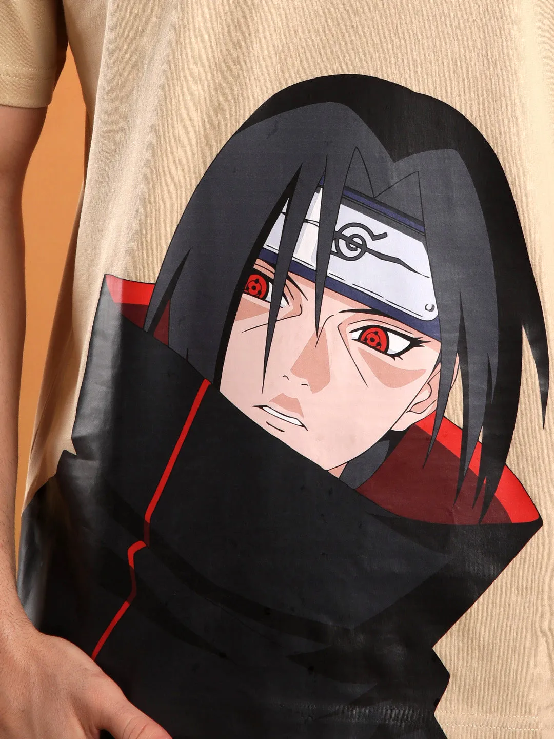Itachi Uchiha Beige Naruto T-Shirt sold by Wrogn product image thumbnail 5