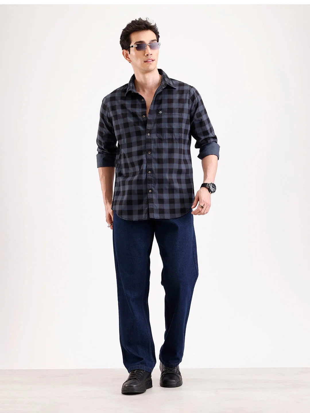 Classic Anti Fit Denim Jeans | Blue sold by Wrogn product image thumbnail 2