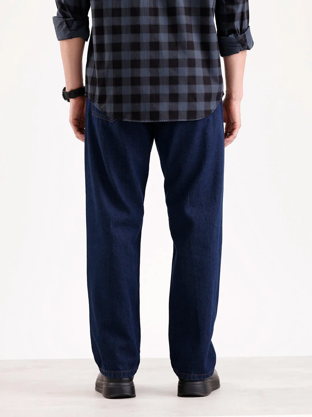 Classic Anti Fit Denim Jeans | Blue sold by Wrogn product image thumbnail 3