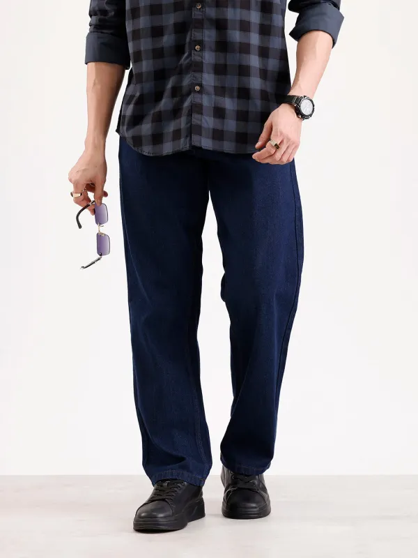 Classic Anti Fit Denim Jeans   |  Blue sold by Wrogn