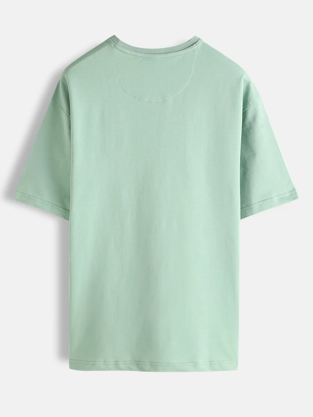 Heavy GSM Watercolour Floral Printed T-Shirt | Green sold by Wrogn product image thumbnail 2