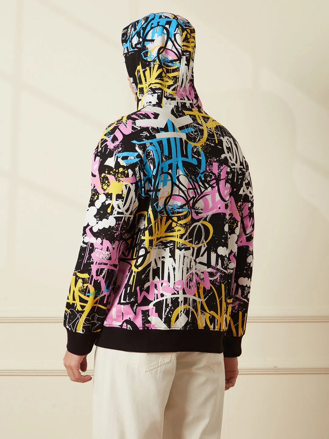 Classic Graffiti AOP Hoodie sold by Wrogn product image thumbnail 3