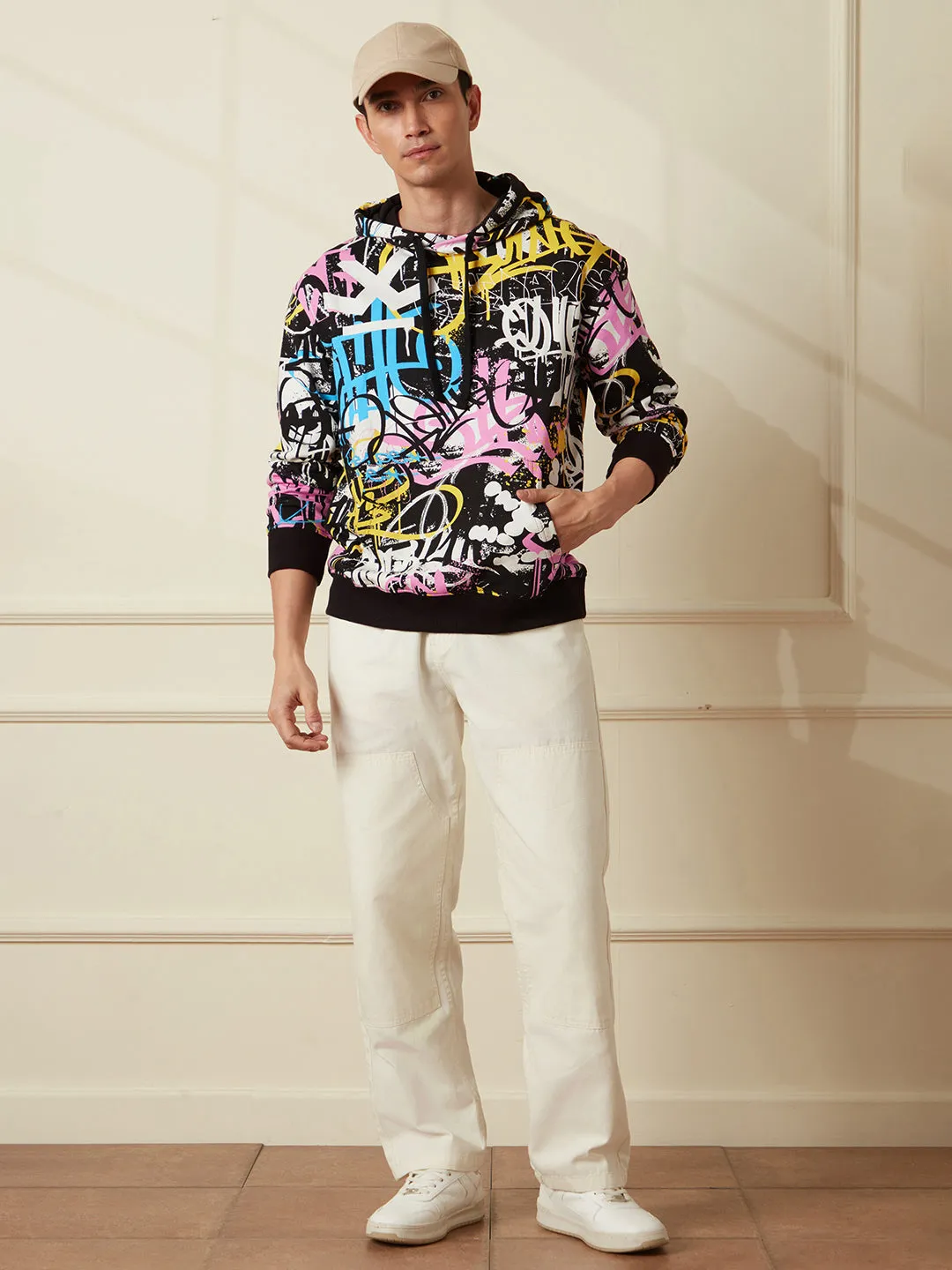 Classic Graffiti AOP Hoodie sold by Wrogn product image thumbnail 2