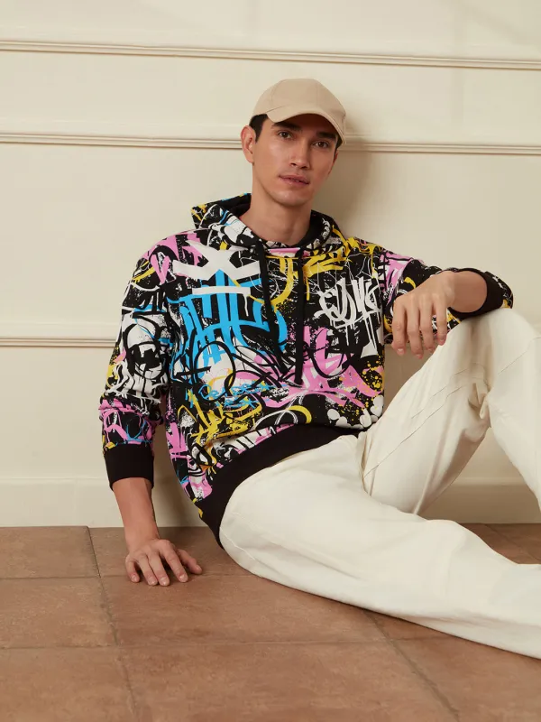 Classic Graffiti AOP Hoodie made by Wrogn