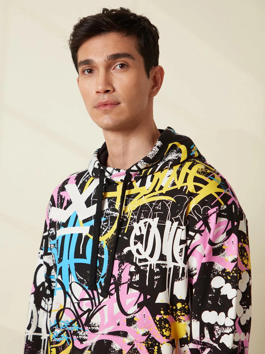 Classic Graffiti AOP Hoodie sold by Wrogn product image thumbnail 5