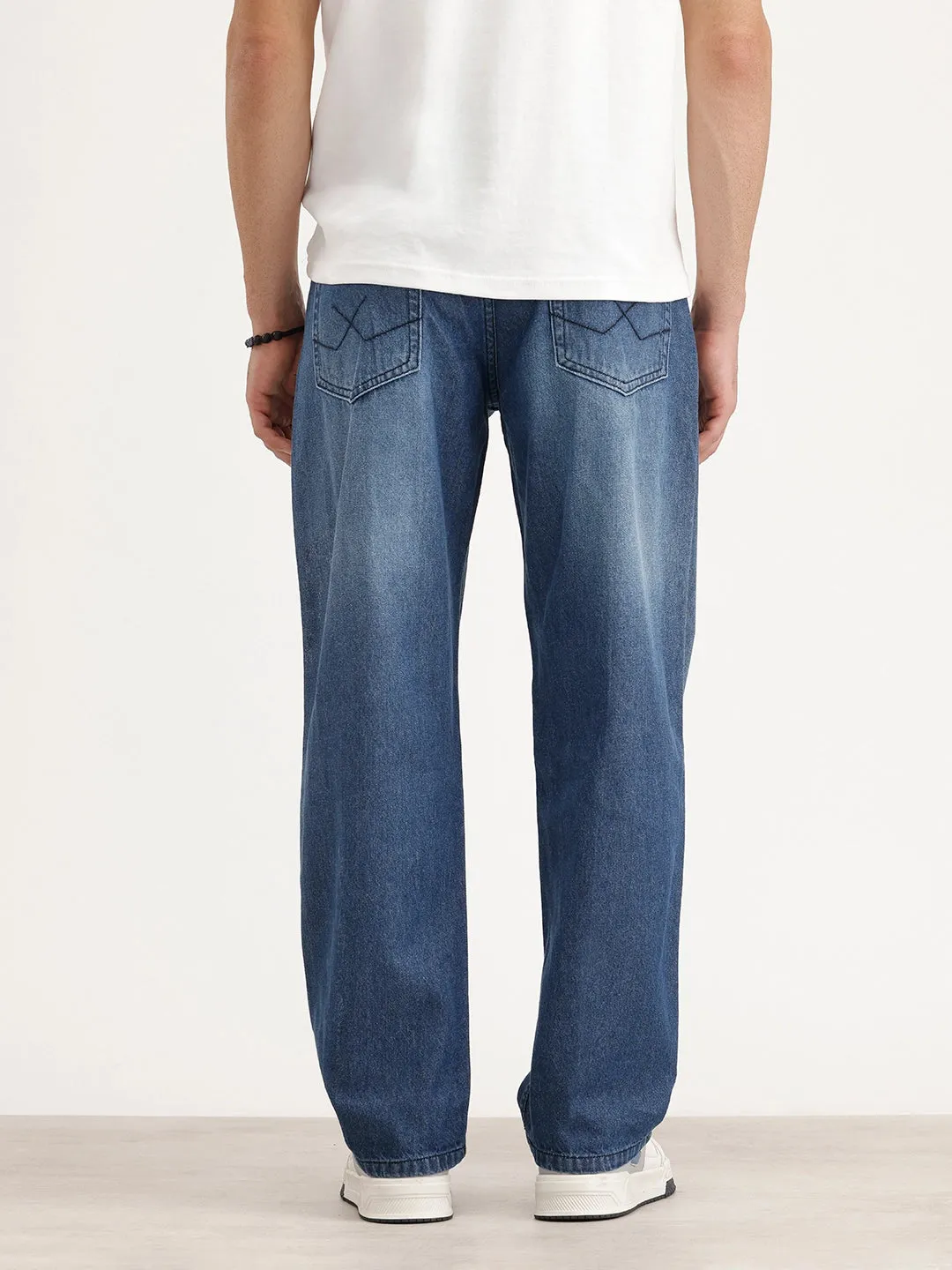 Loose Fit Denim Jeans | Light Blue sold by Wrogn product image thumbnail 3