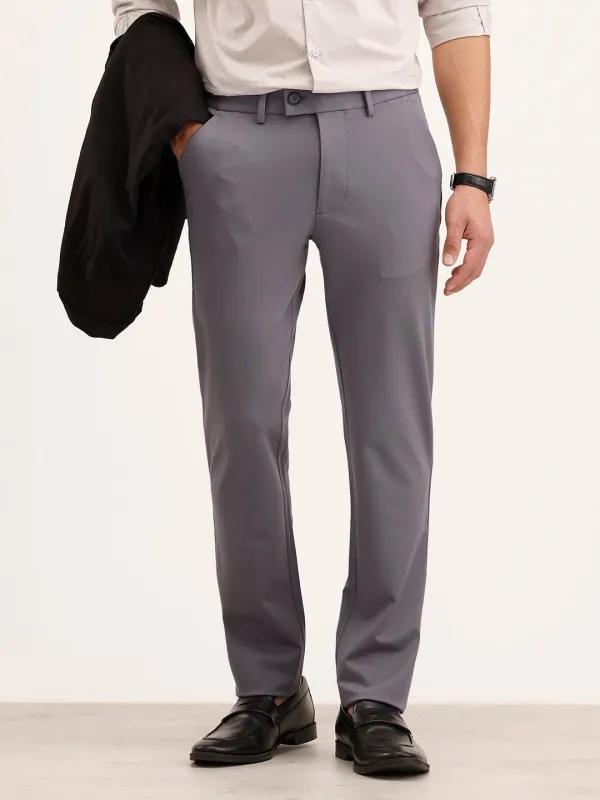Slim Fit Trouser | Dark Grey made by Wrogn