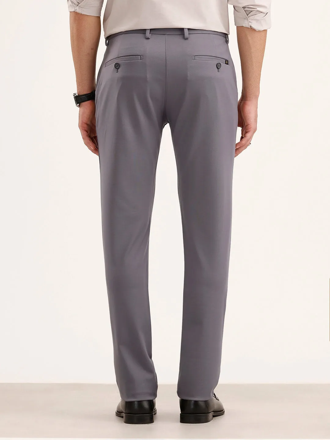Slim Fit Trouser | Dark Grey sold by Wrogn product image thumbnail 3