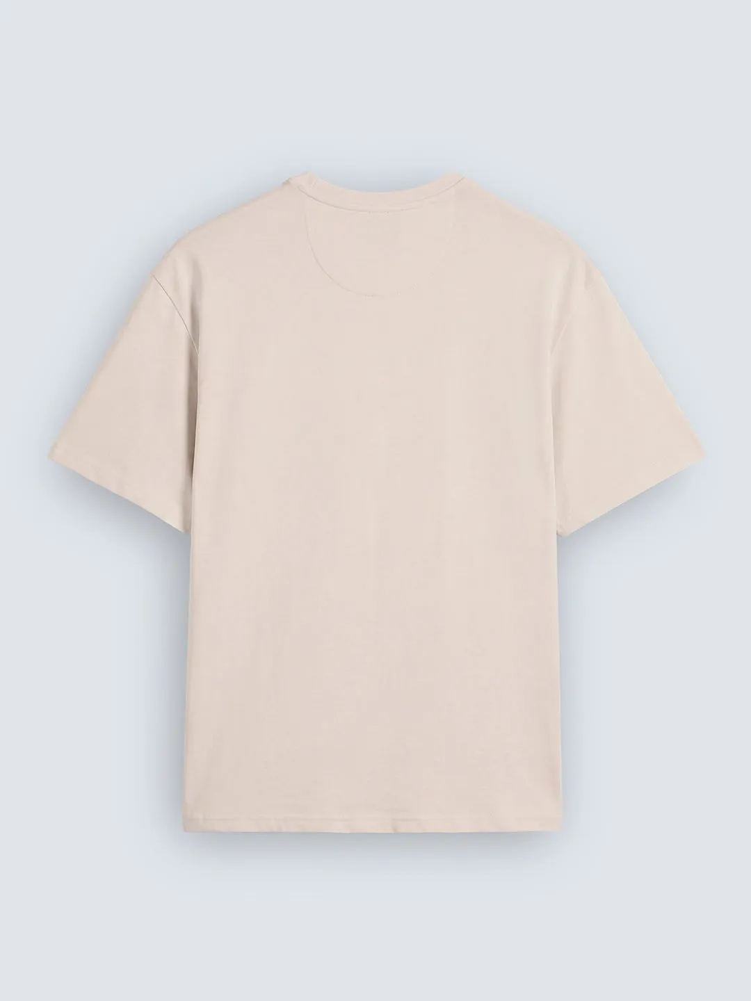 No Brainer Bounce Oversized T-Shirt | Essential | Beige sold by Wrogn product image thumbnail 2