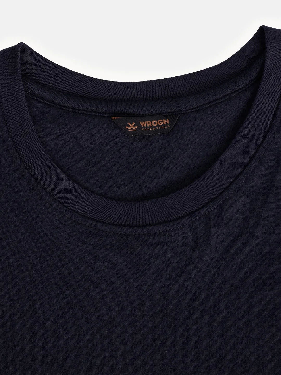 No Brainer Bounce Oversized T-Shirt | Essential | Navy Blue sold by Wrogn product image thumbnail 4