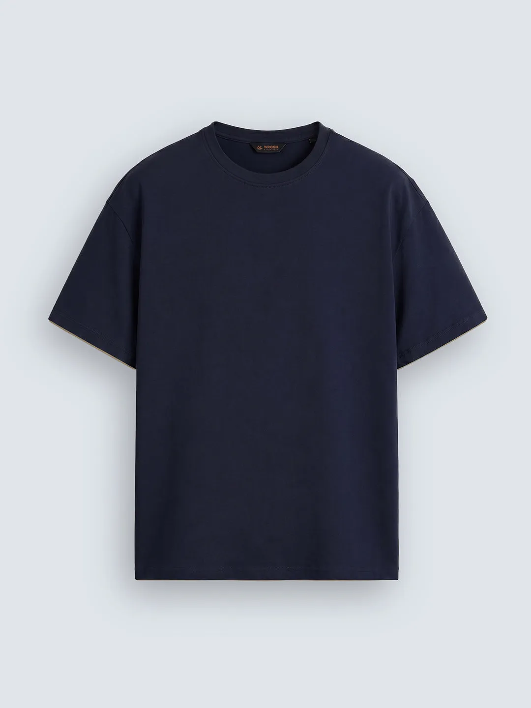 No Brainer Bounce Oversized T-Shirt | Essential | Navy Blue sold by Wrogn