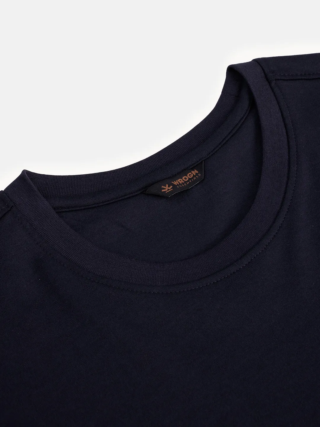 No Brainer Bounce Oversized T-Shirt | Essential | Navy Blue sold by Wrogn product image thumbnail 5