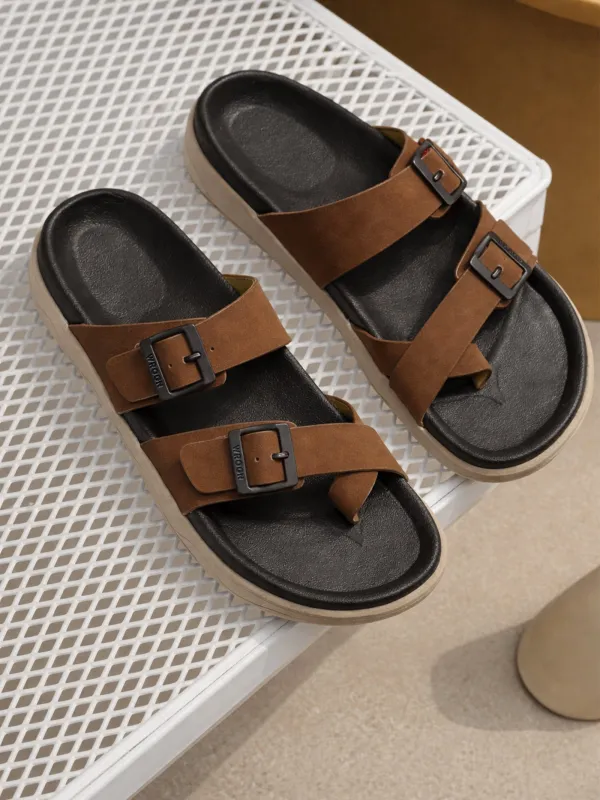 Open footwear| Mocha Stride | Sandals made by Wrogn