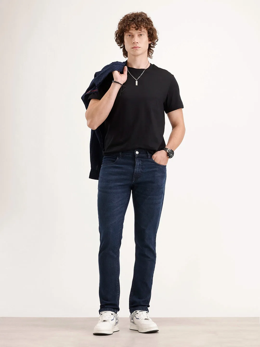 Slim Fit Denim Jeans | Blue sold by Wrogn product image thumbnail 2