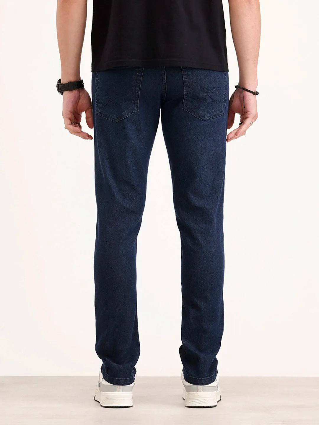 Slim Fit Denim Jeans | Blue sold by Wrogn product image thumbnail 3