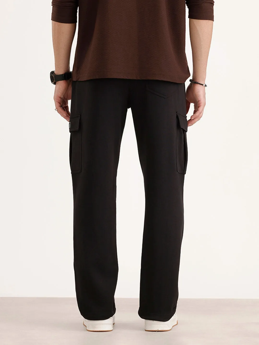 Slim Fit Cargo Jogger | Black sold by Wrogn product image thumbnail 3