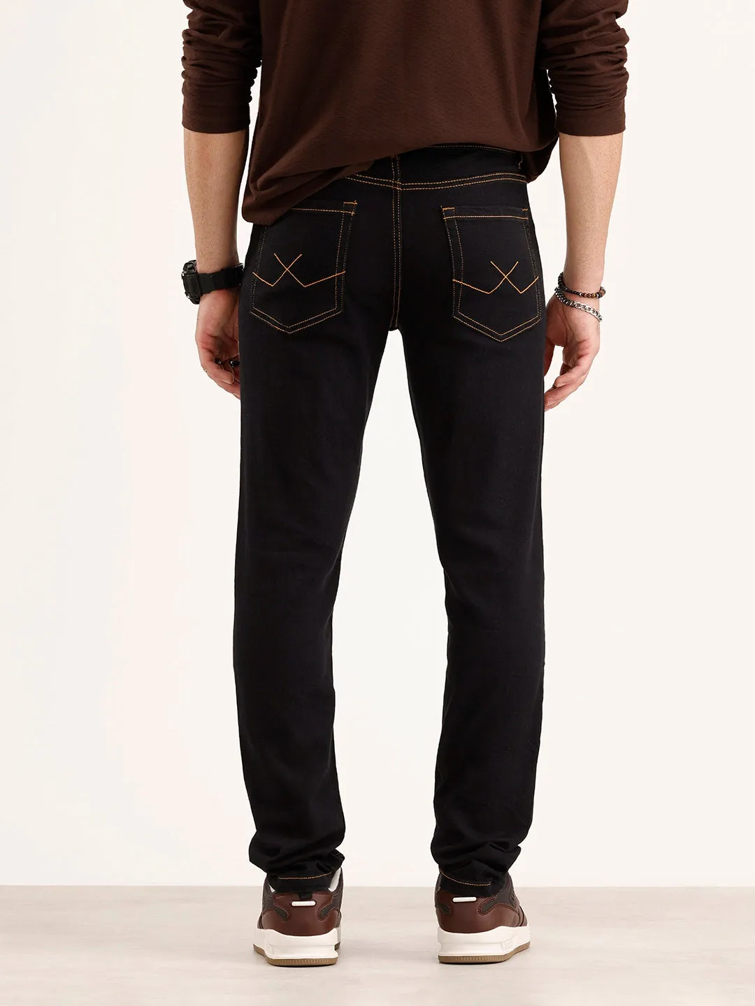 Slim Fit Denim Jeans | Black sold by Wrogn product image thumbnail 3