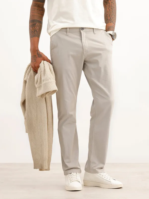 Solid Loose Fit Trouser | Grey made by Wrogn