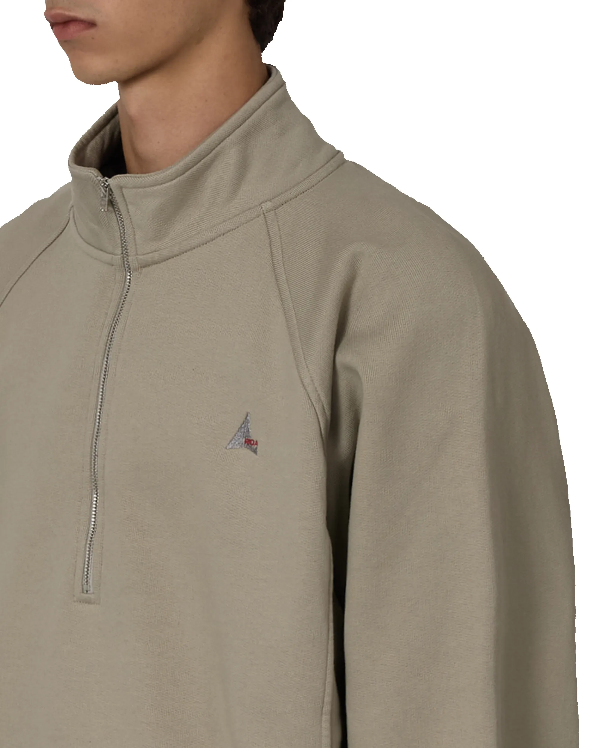 Logo 490gsm Heavy Half Zip sold by Roa Hiking product image thumbnail 5