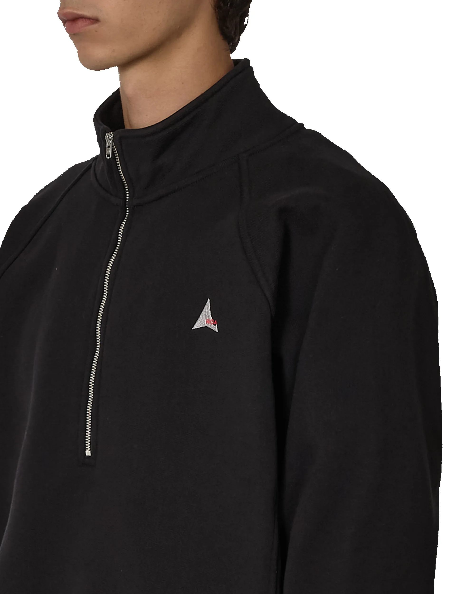 Logo 490gsm Heavy Half Zip sold by Roa Hiking product image thumbnail 5