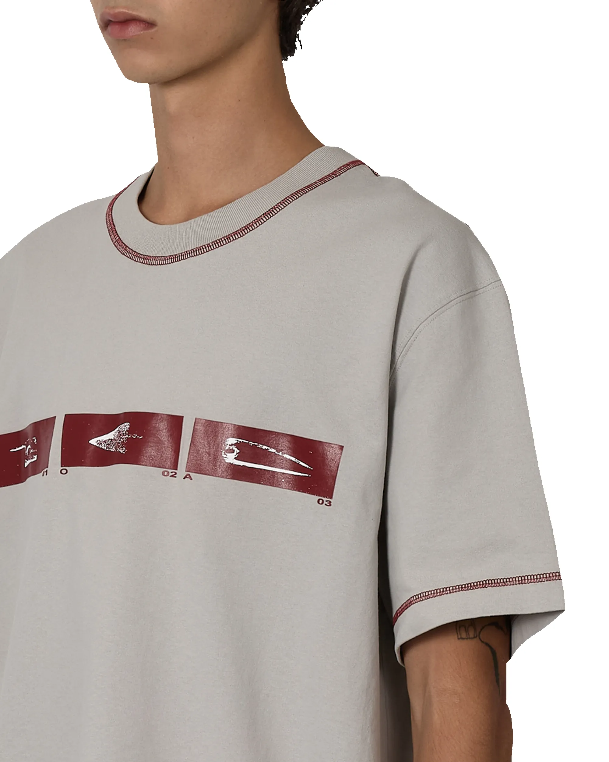 Sticks Stitch Organic T Shirt sold by Roa Hiking product image thumbnail 5