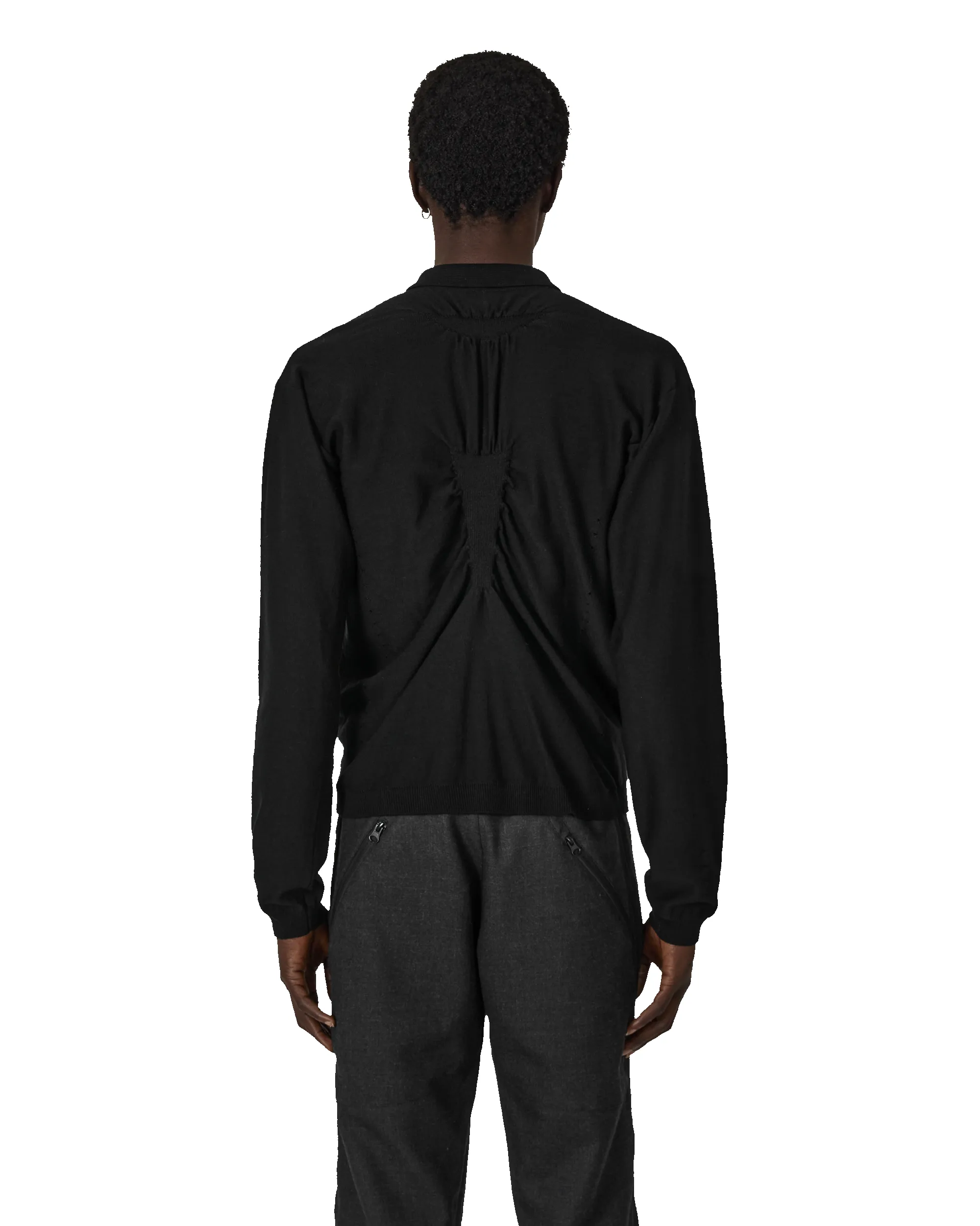 Pinched Wool Knit Polo sold by Roa Hiking product image thumbnail 3