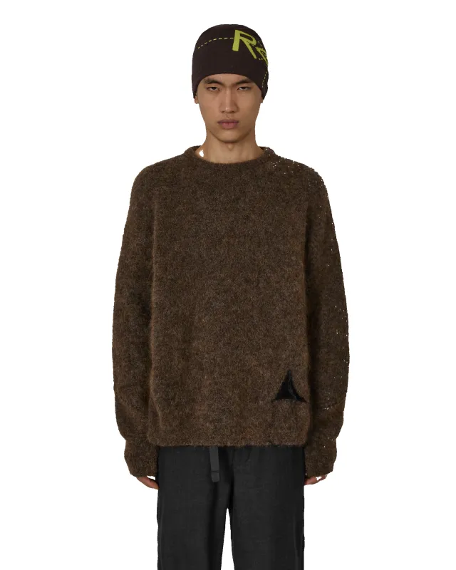 Dropstitch Mohair Knit Crewneck sold by Roa Hiking