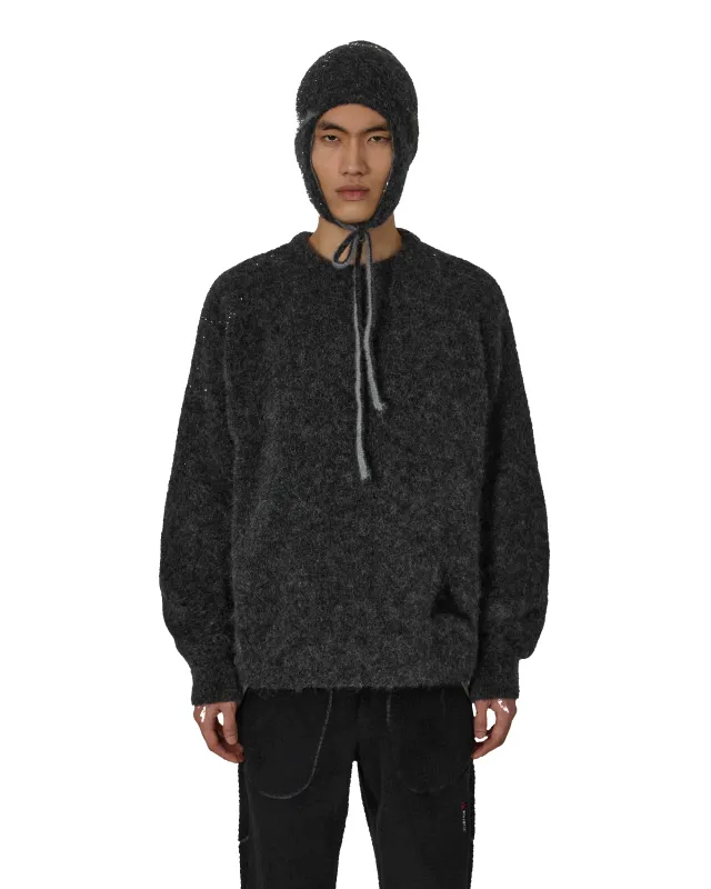 Dropstitch Mohair Knit Crewneck sold by Roa Hiking