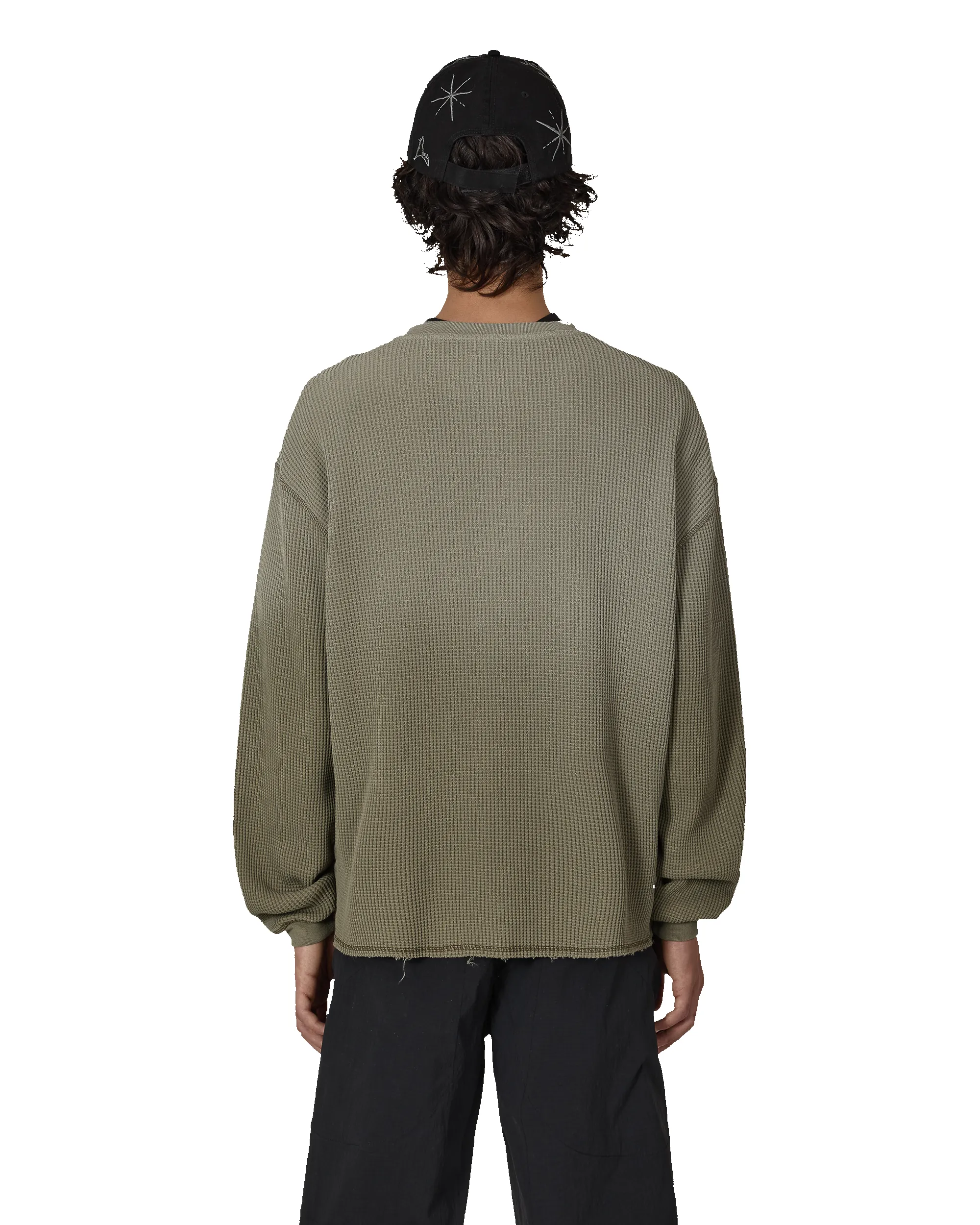 Bee Sun Faded Organic Waffle Serafino Long Sleeve sold by Roa Hiking product image thumbnail 3