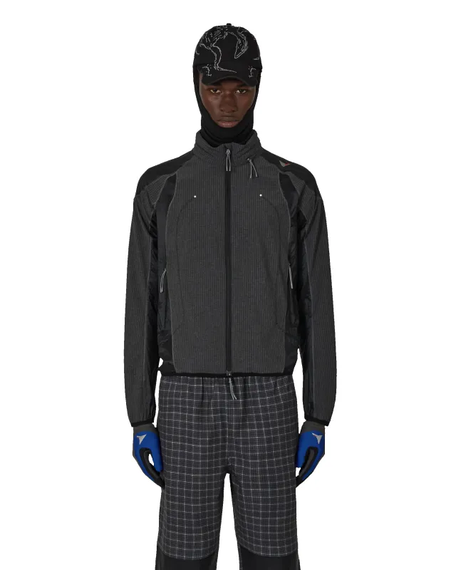 Numb Pinstriped Hooded Wind Jacket made by Roa Hiking