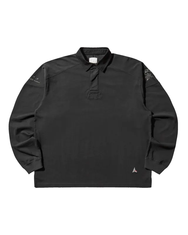 Veilance Dromos Tech Polo - Black | Parallel