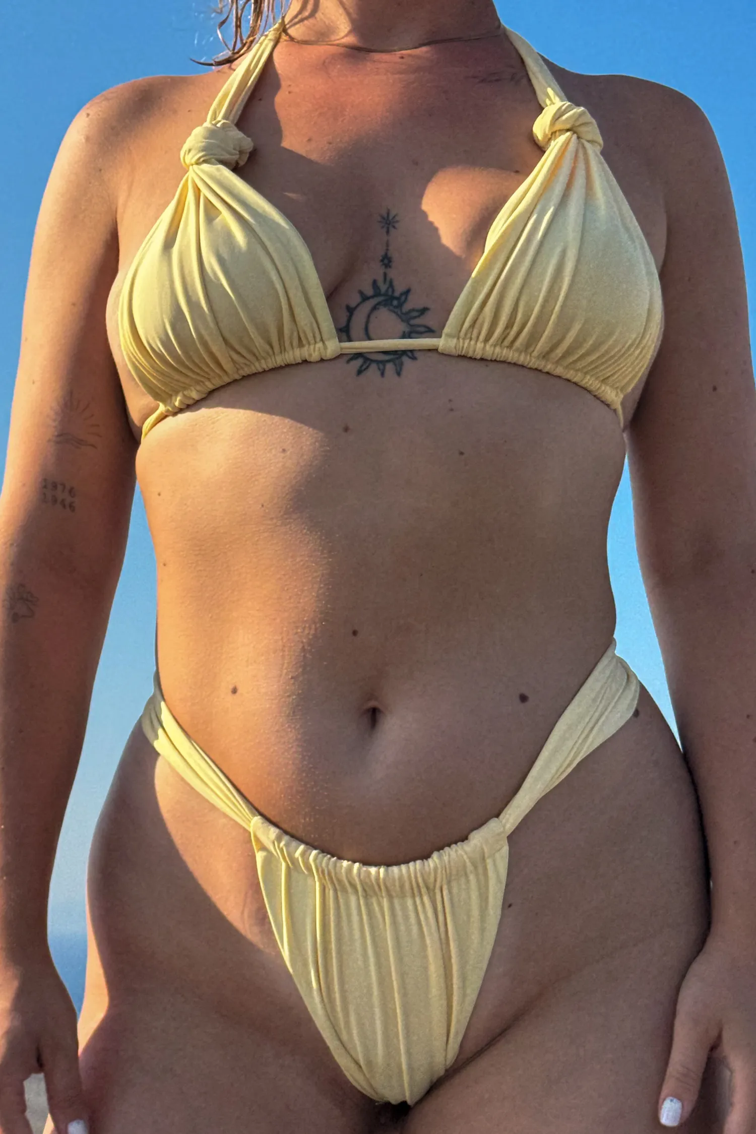 TOP MULTIWAY - Butter Yellow sold by Solmate Beachwear product image thumbnail 3