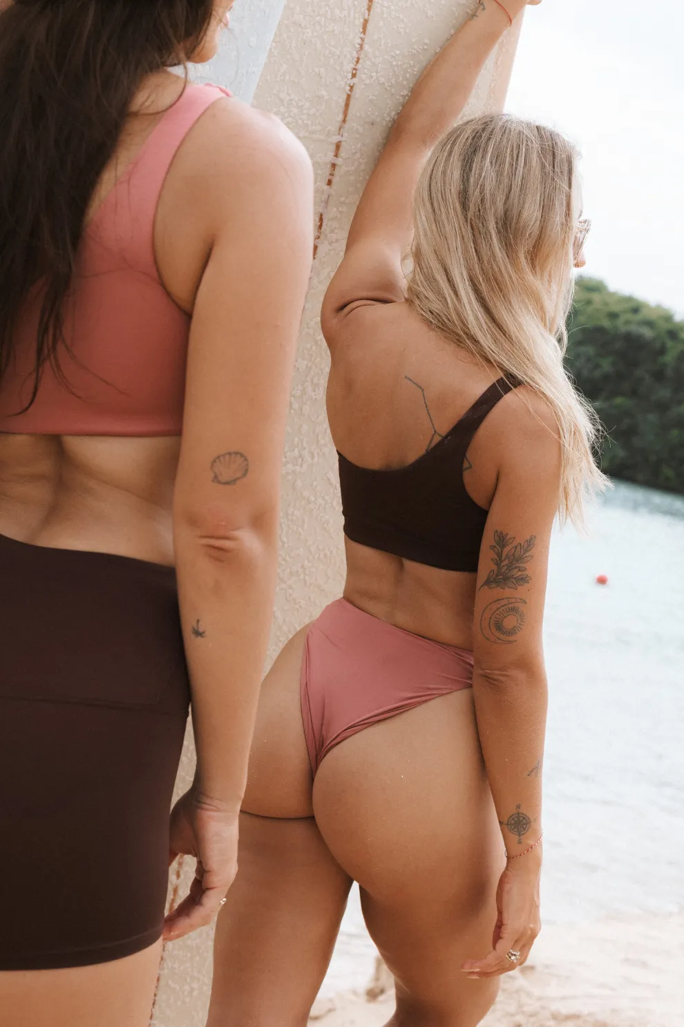 HIGH REGULAR BOTTOMS - Dusty Pink sold by Solmate Beachwear product image thumbnail 2