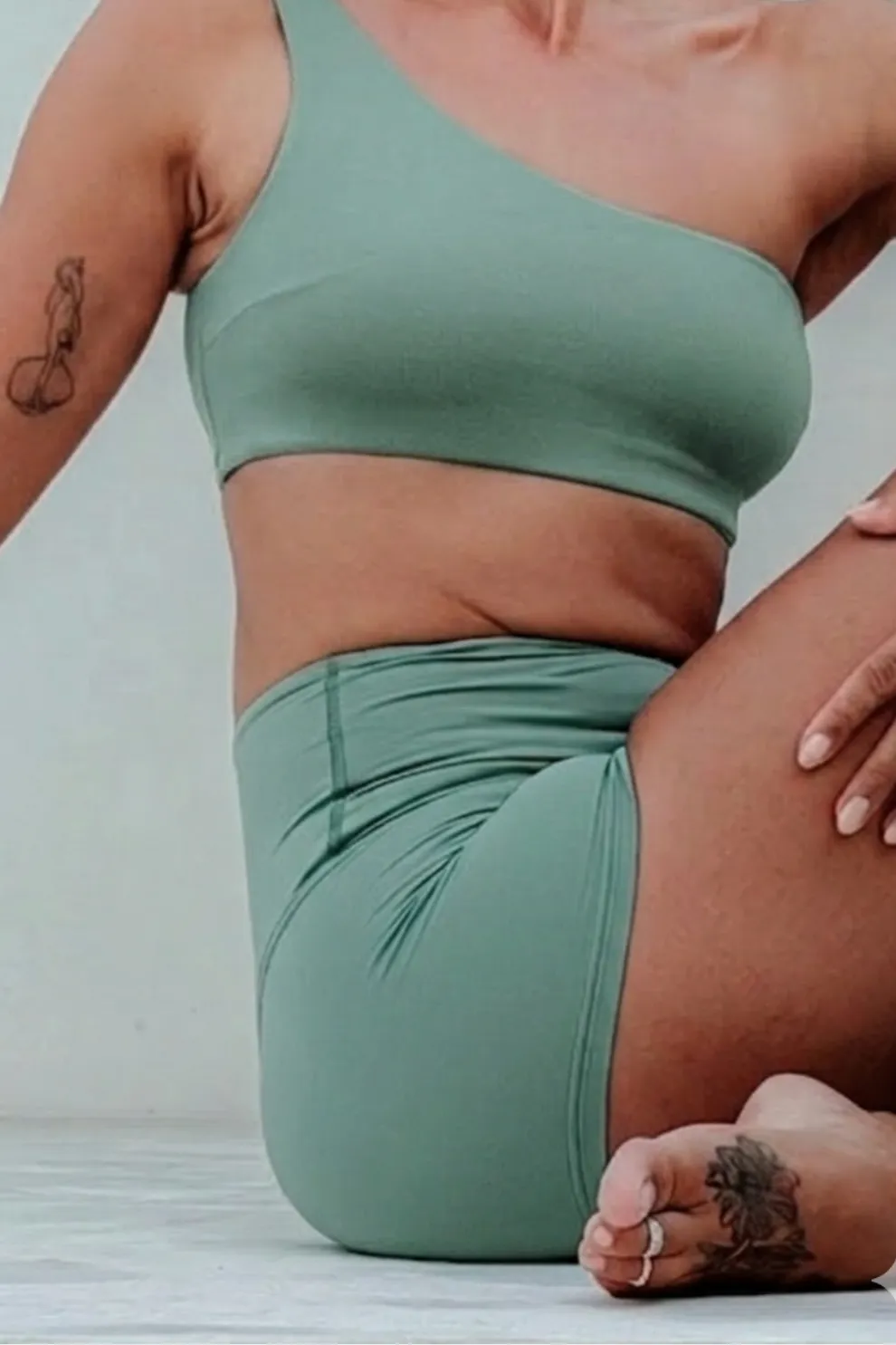 ACTIVE SHORTS - Moss Green sold by Solmate Beachwear product image thumbnail 2