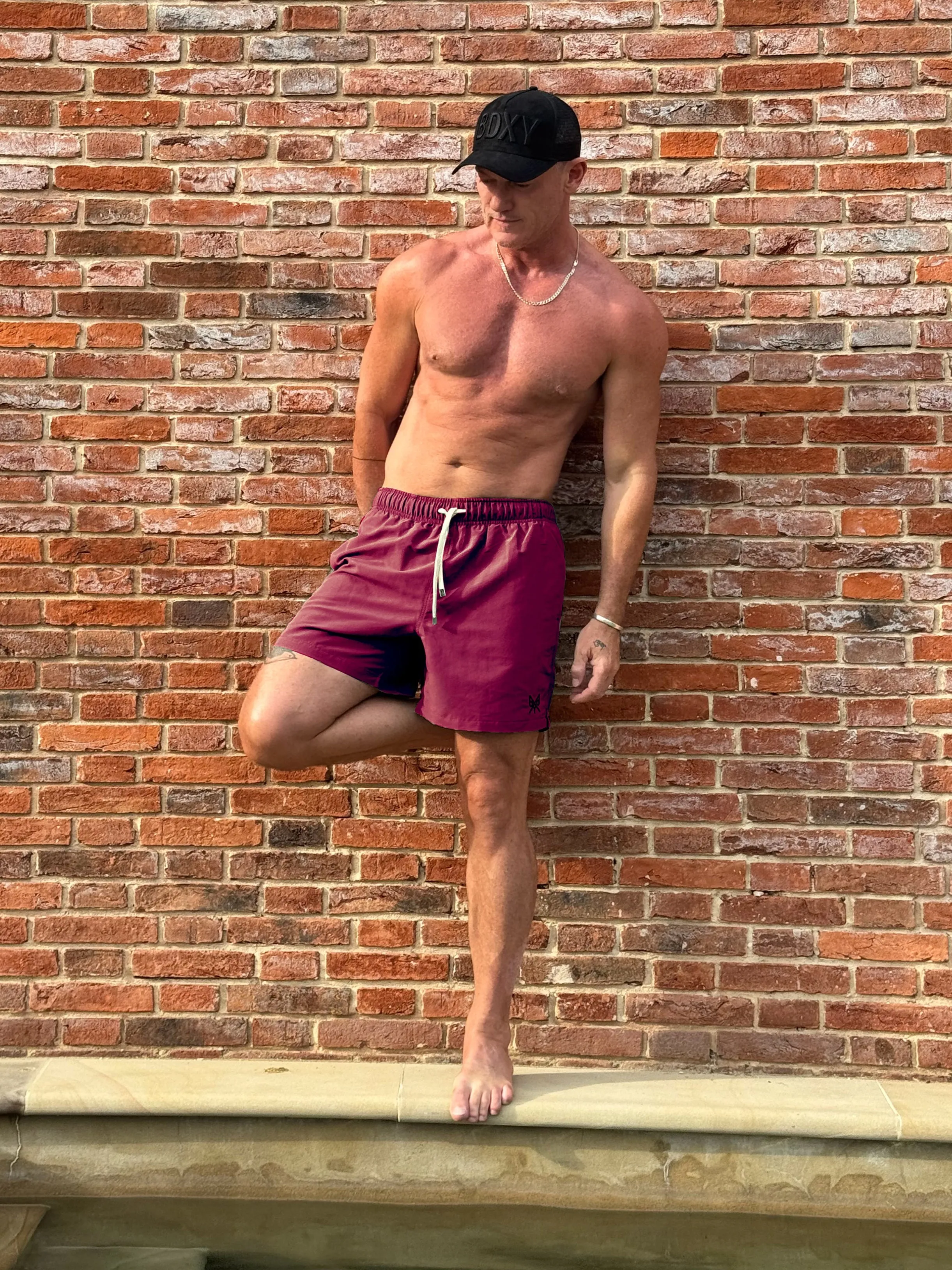 "The Extra" Swimshorts | Burgundy sold by BDXY product image thumbnail 2