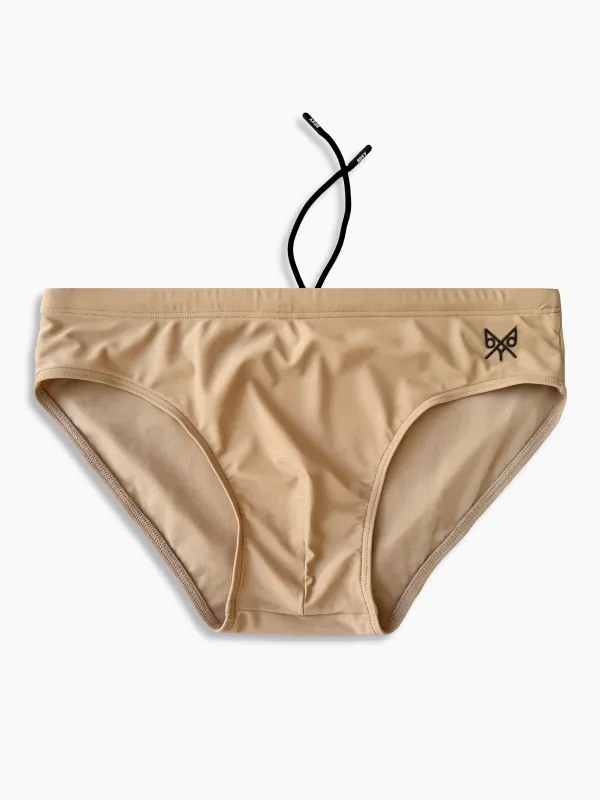 The Atmos Swimbrief | Tan sold by BDXY