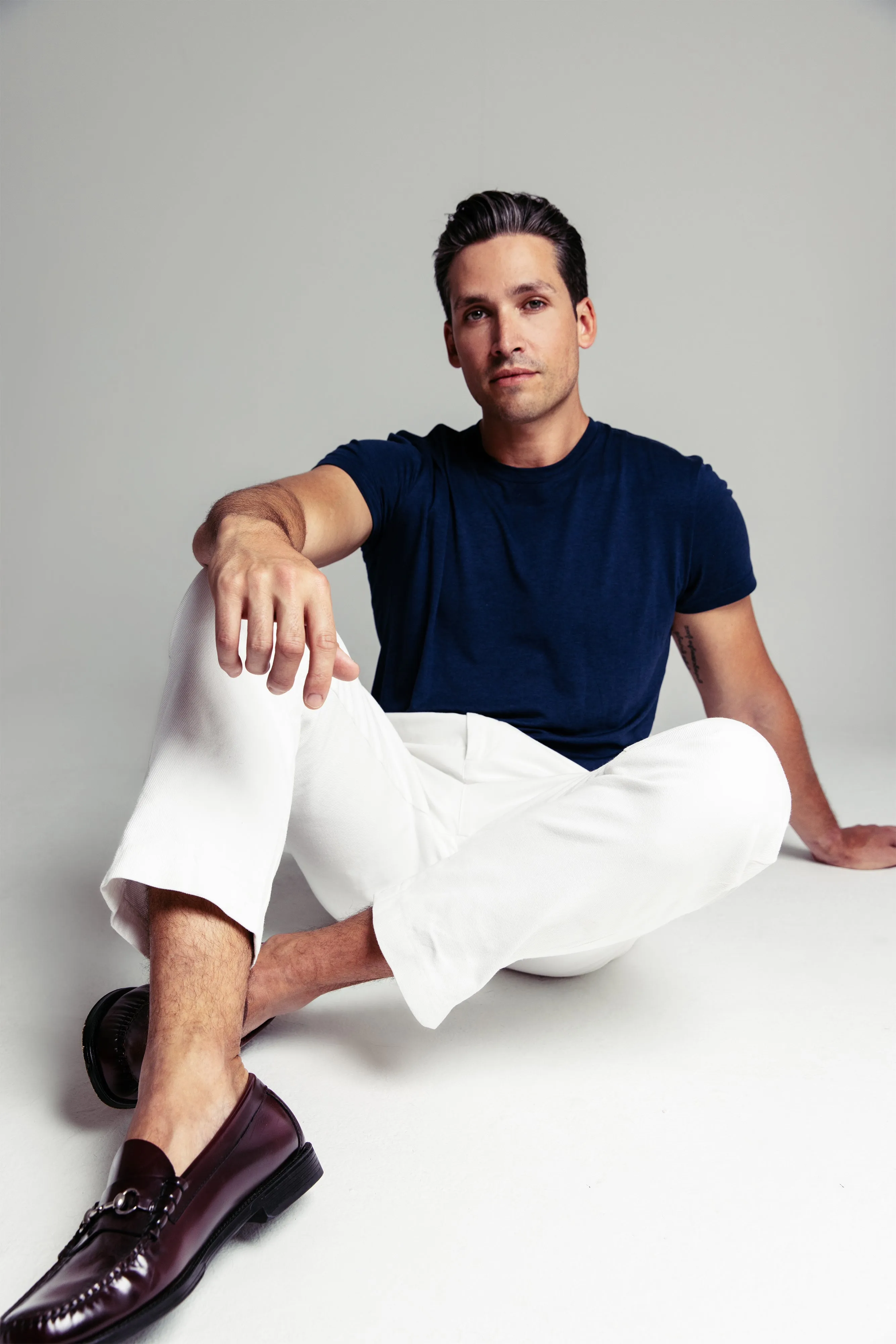 "The Actor" T-shirt | Navy sold by BDXY product image thumbnail 3