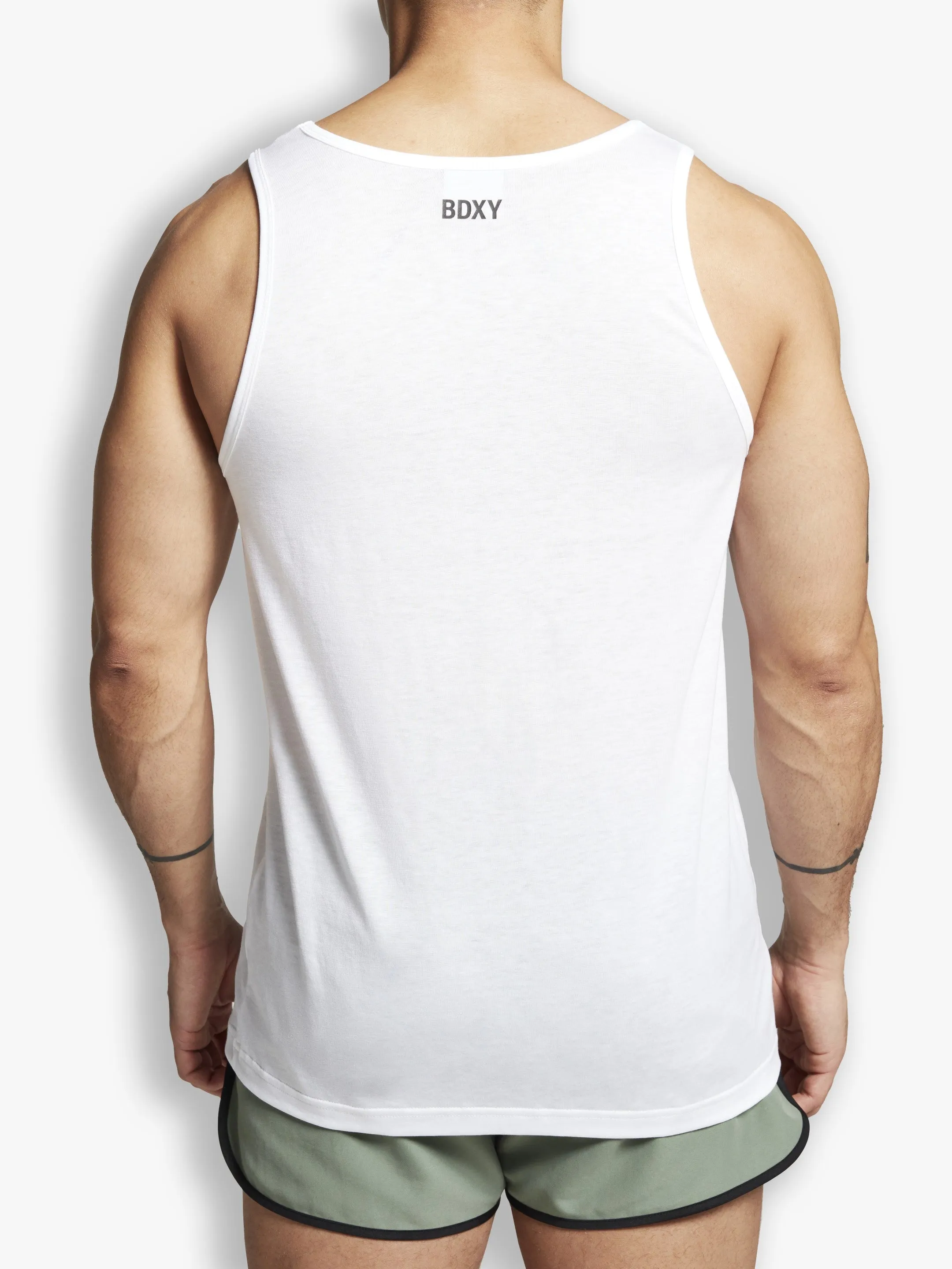 "The Stunt" Vest | White sold by BDXY product image thumbnail 5