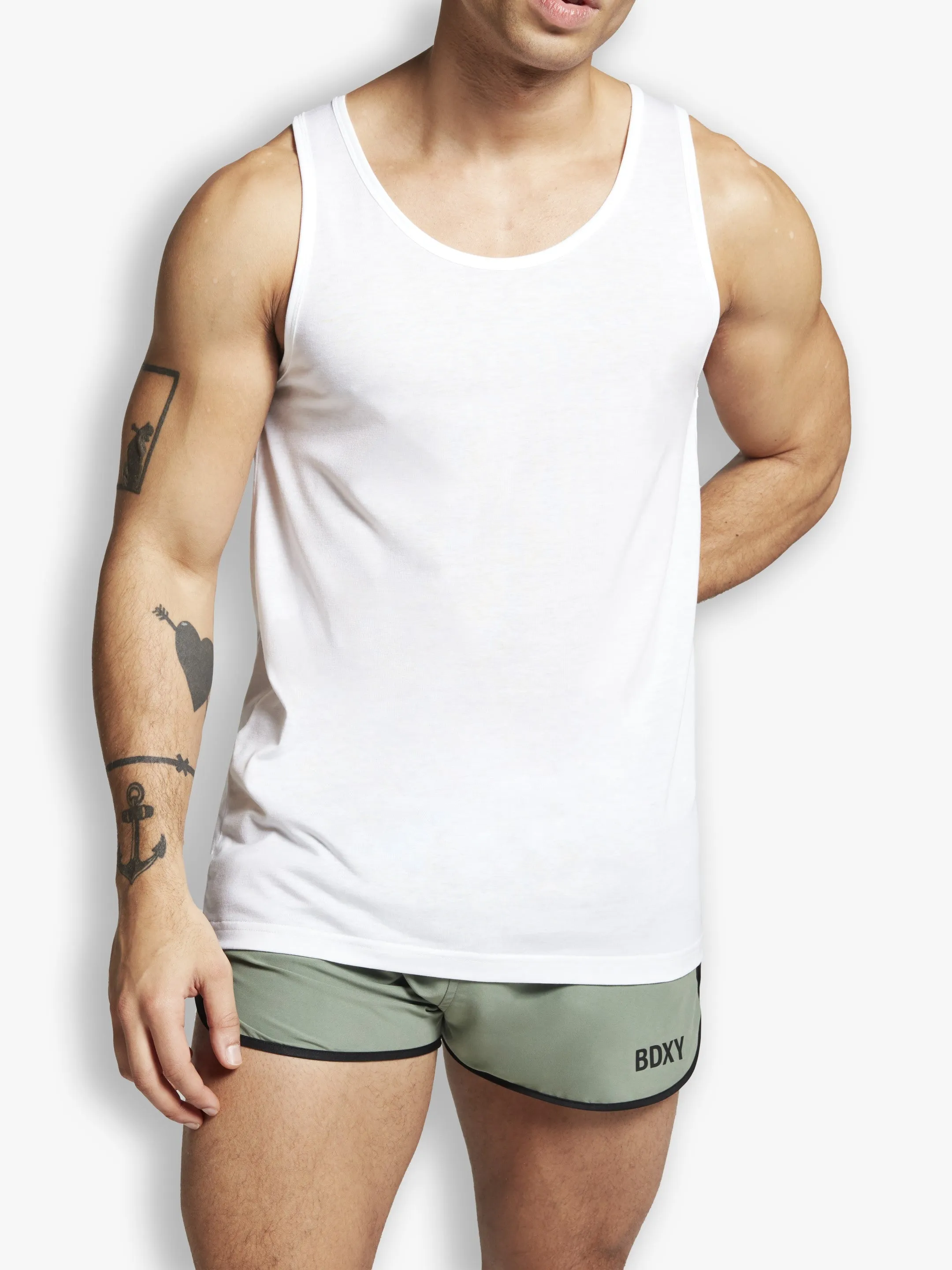 "The Stunt" Vest | White sold by BDXY product image thumbnail 4