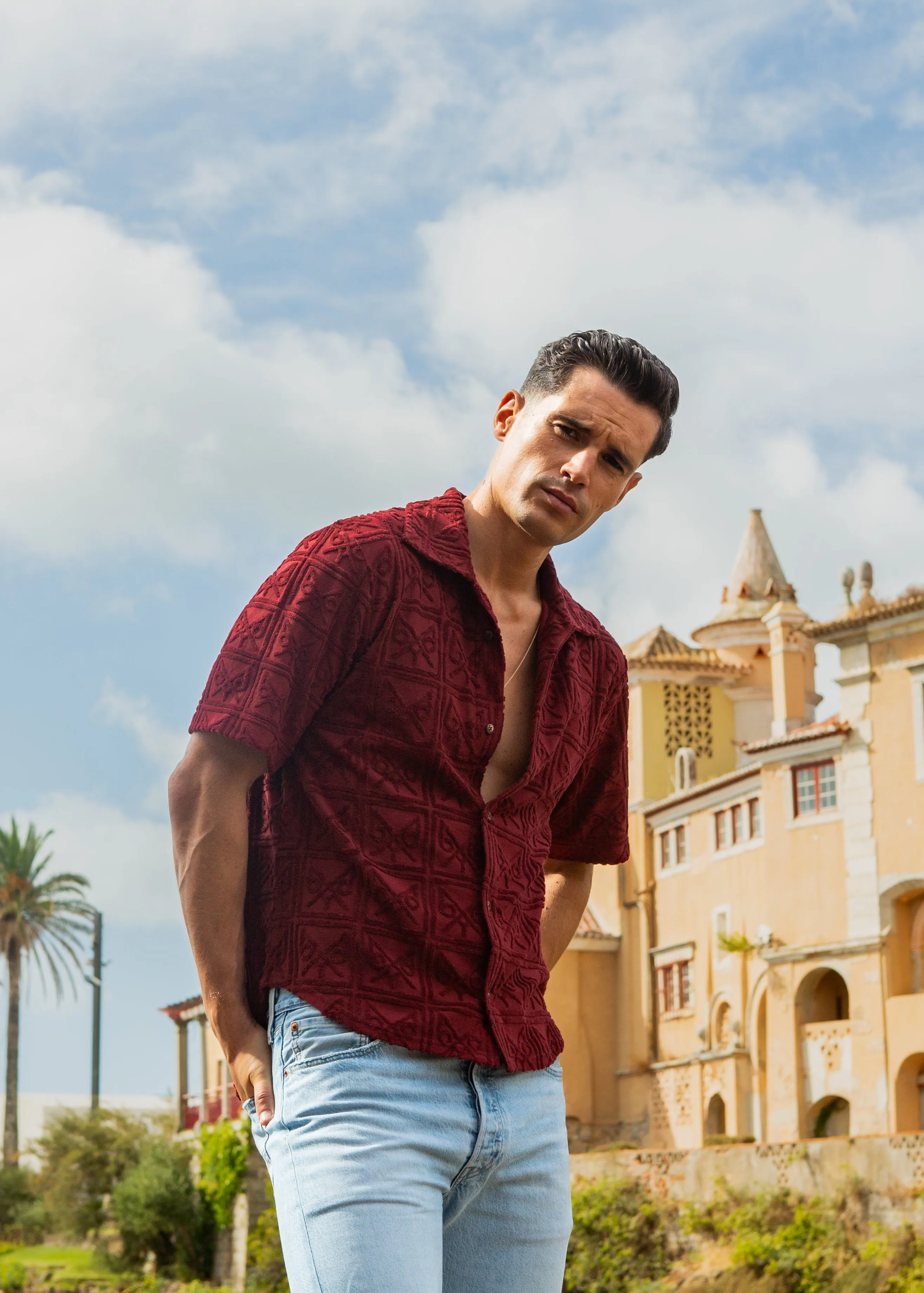 "The Cut" Shirt | Burgundy sold by BDXY product image thumbnail 3