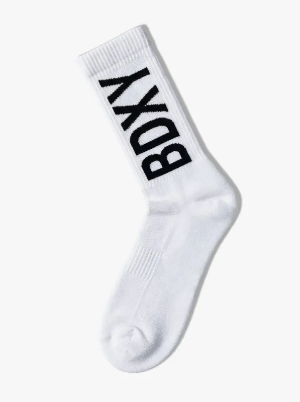 "The Runner" socks | Bold White made by BDXY