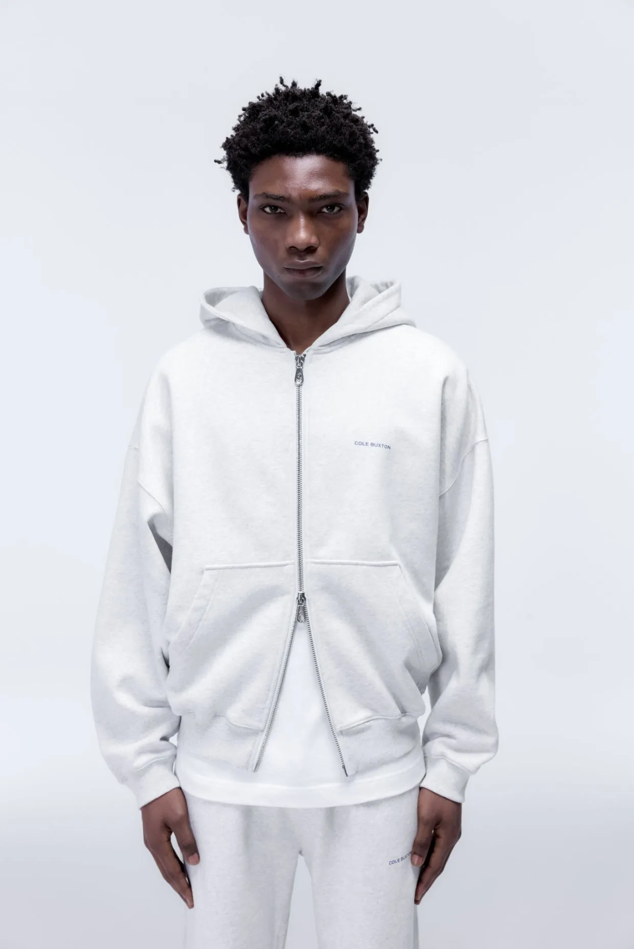 MINI LOGO ZIPPED HOODIE sold by Cole Buxton product image thumbnail 4
