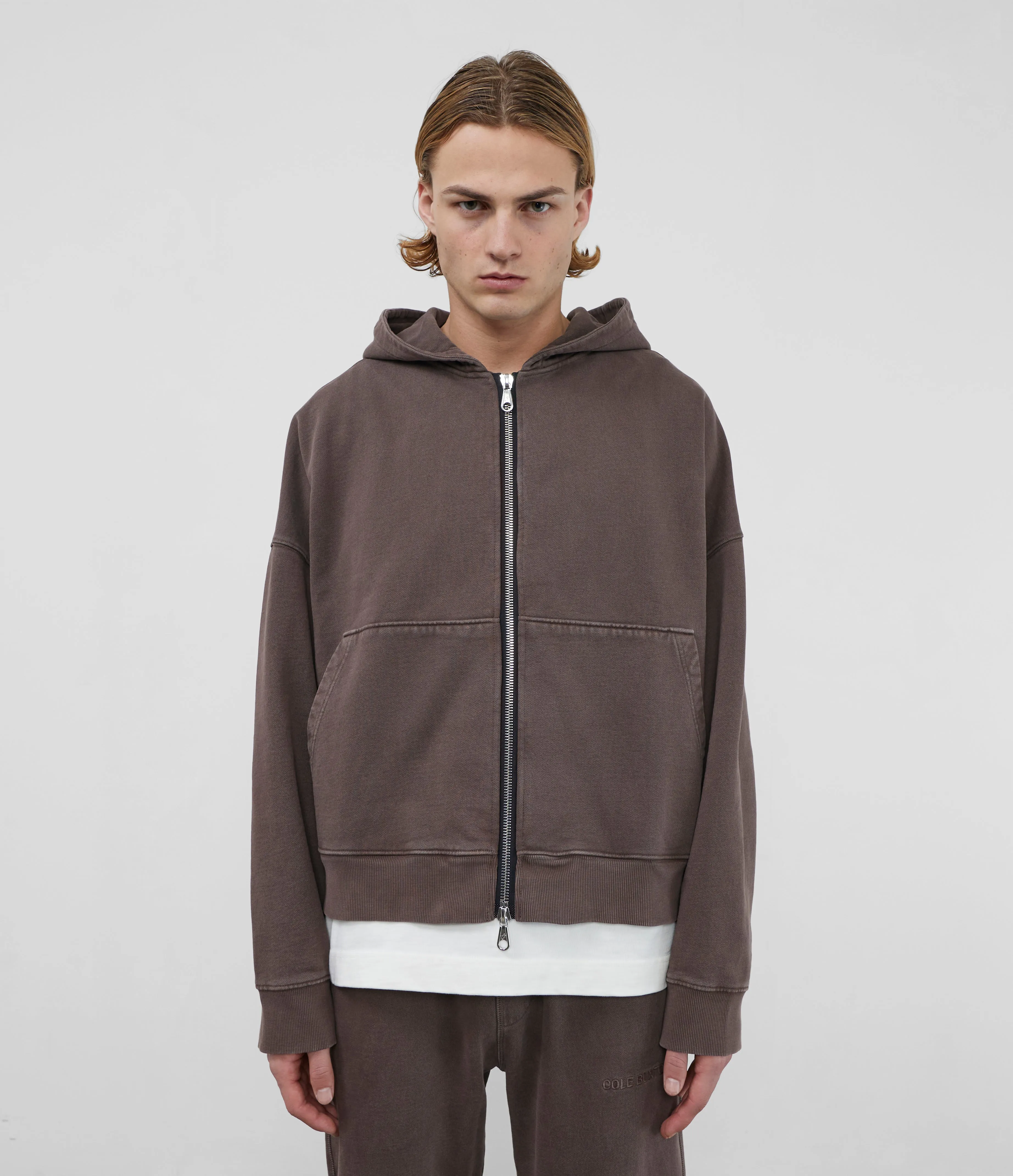 WARM UP CROPPED ZIPPED HOODIE sold by Cole Buxton product image thumbnail 4