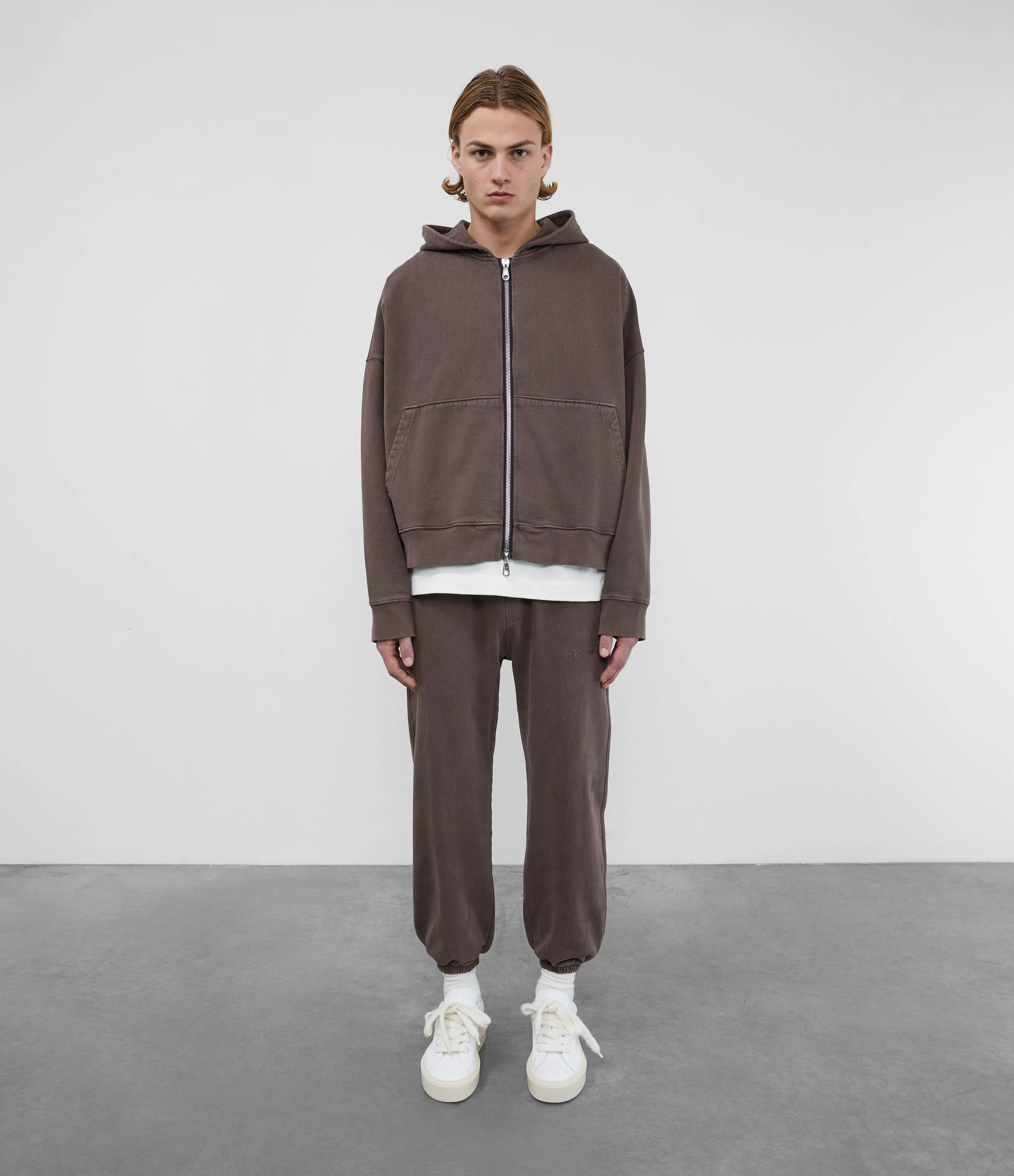 WARM UP CROPPED ZIPPED HOODIE sold by Cole Buxton product image thumbnail 2