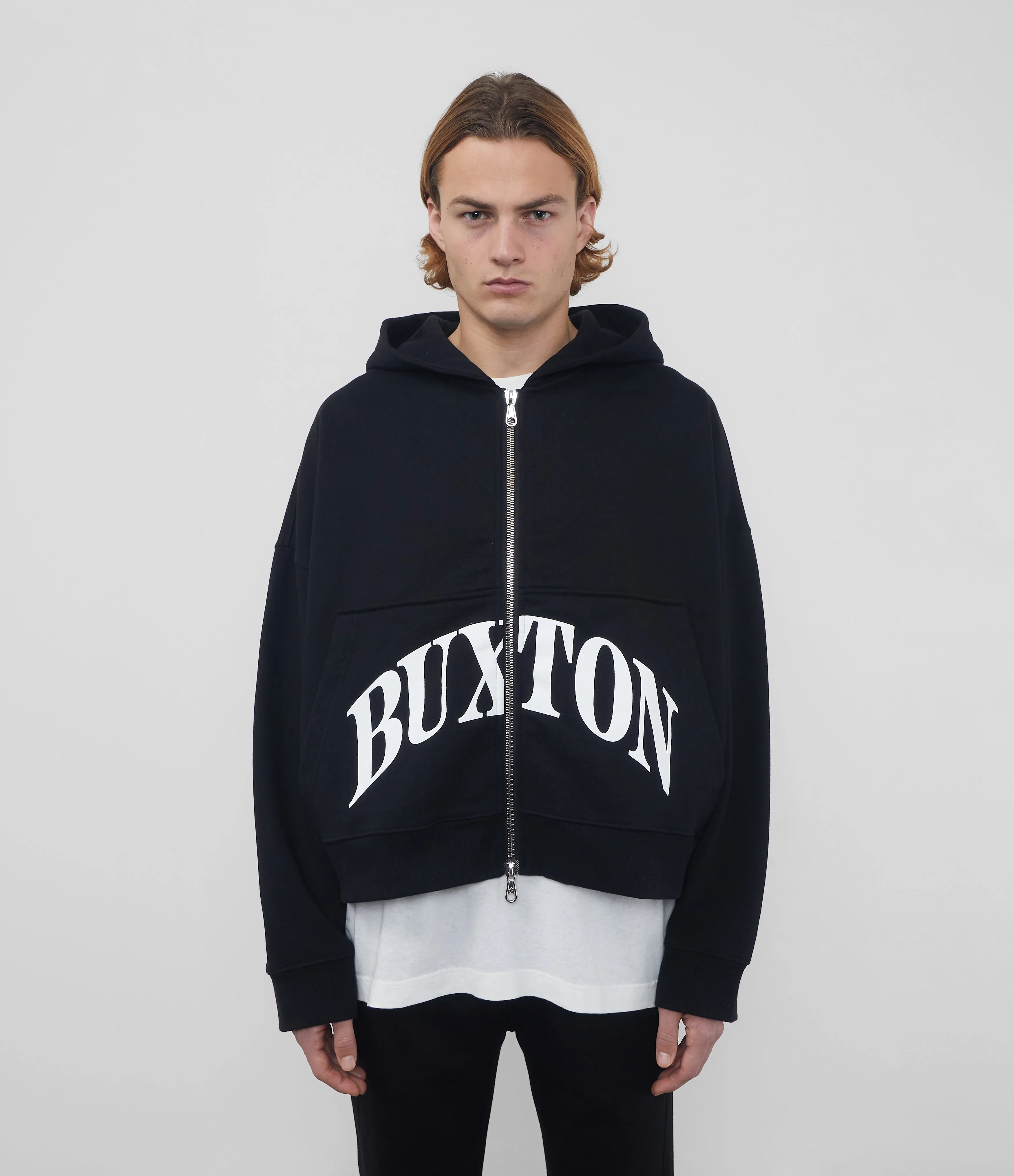 HEAVYWEIGHT CROPPED LOGO ZIP HOODIE sold by Cole Buxton product image thumbnail 4