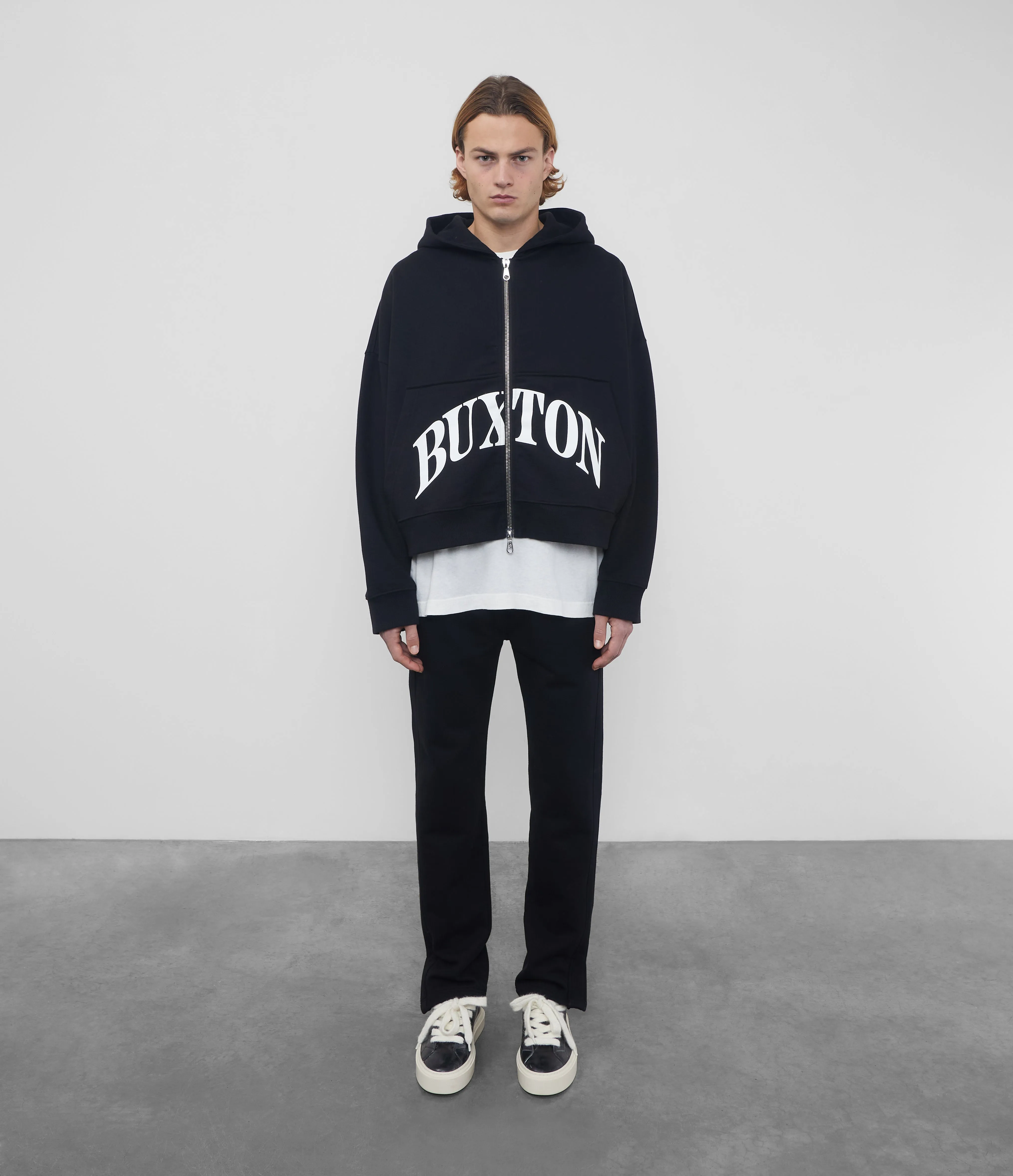 HEAVYWEIGHT CROPPED LOGO ZIP HOODIE sold by Cole Buxton product image thumbnail 2